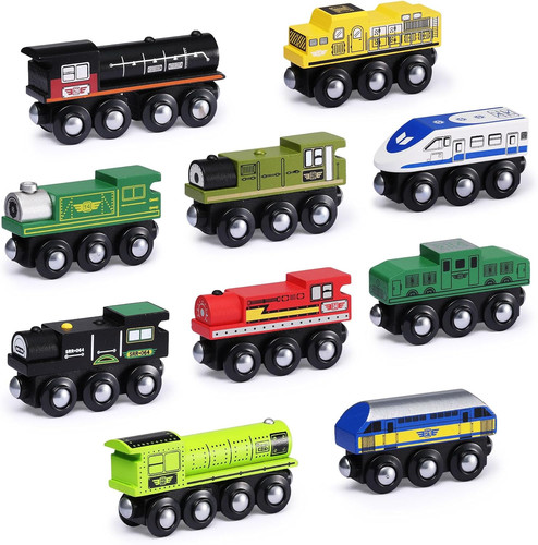 Wooden train accessories - wooden,